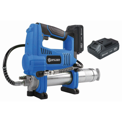 Pompe à graisse sur batterie 18V - Stilker