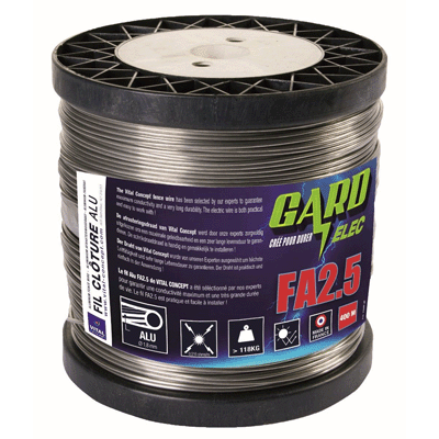 Fil en aluminium Fil en aluminium - Ø1,8mm ou 2.5mm - 400m – Image 3