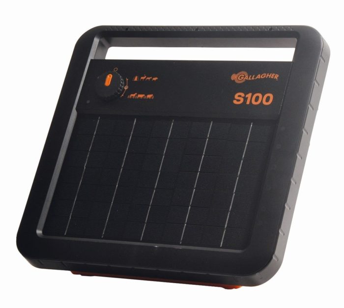 Electrificateur solaire avec batterie S100 (12 V - 7,2 Ah)