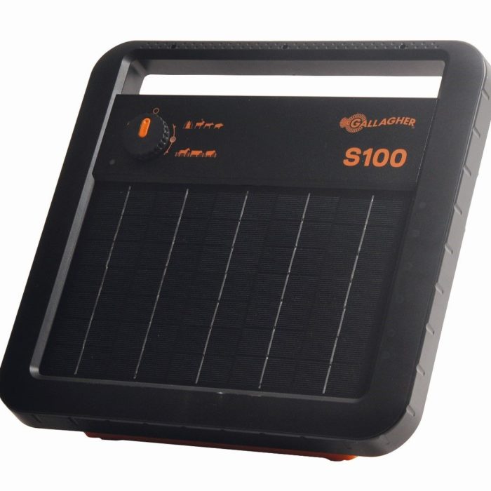Electrificateur solaire avec batterie S100 (12 V - 7,2 Ah)