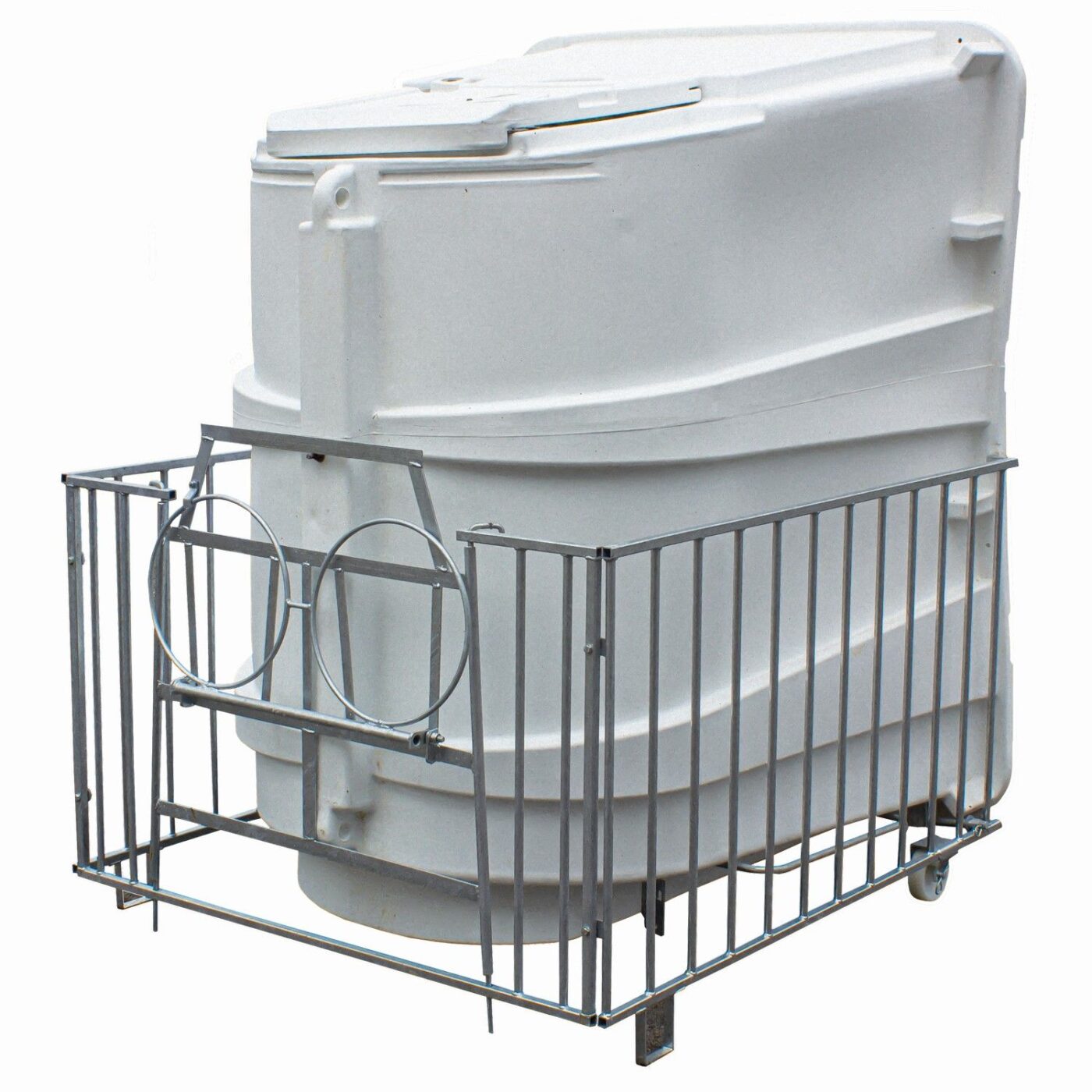 courette pour niche à veau,igloo,niche à veau,case à veau Courette pour niche à veau 1800 – Image 2