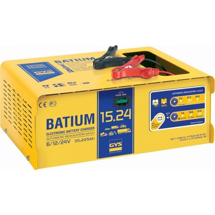 Chargeur de batterie Batium 15.24 - 6/12/24V - 35 à 225AH - Perret