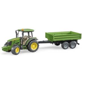 John Deere 5115 M tracteur avec remorque