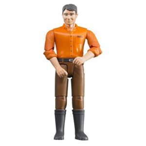 homme chemise orange