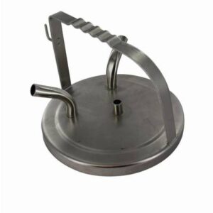 Couvercle inox pour pot avec poignée