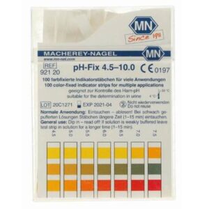 Bandelettes pH 4,5-10