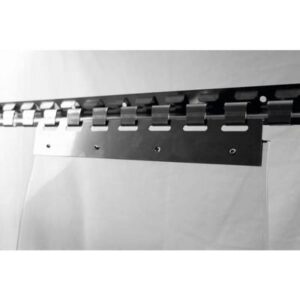 Plaquette de fixation pour rideaux souples 30cm