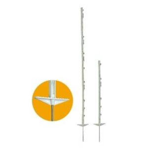 Piquets en plastique blanc - 1,05m ou 1.50m - 5 pièces