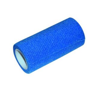 Bandes cohésives - bleu - 10 pièces