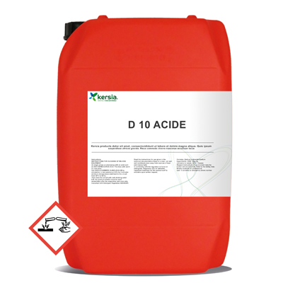 D10 Acide - 25Kg