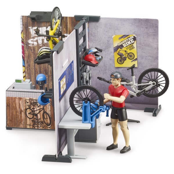 Magasin de vélo avec atélier