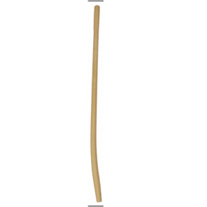 Manche cintré en bois 130cm-Ø31/38mm