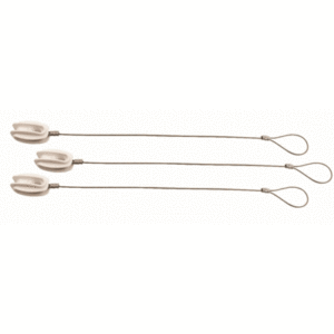 Isolateurs oeuf avec câble de montage - 3 pièces