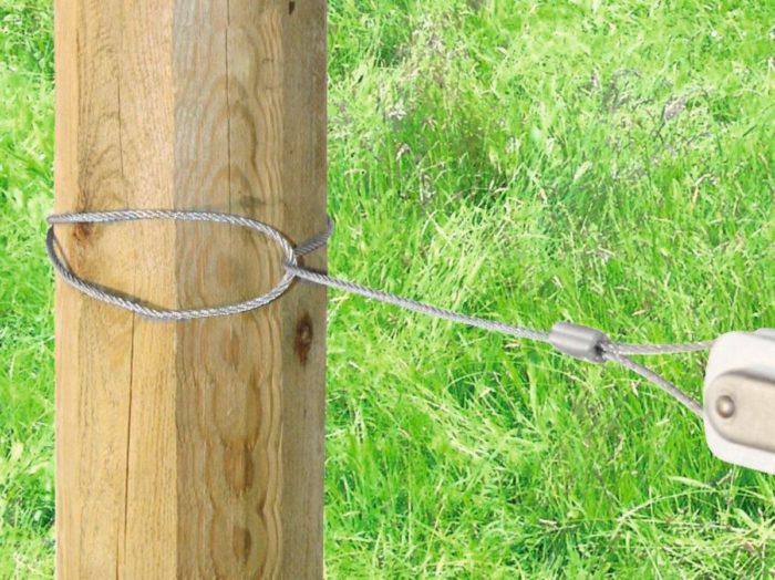 Câble tendeur cliquet isolateur intégré – Image 3