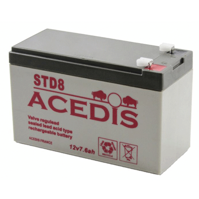 Accu pour poste solaire Gardelec - 12V - 7Ah