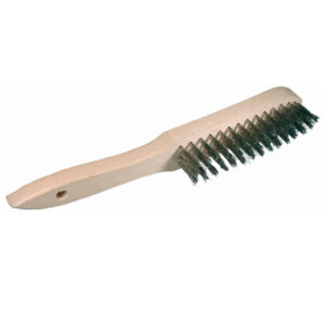 Brosse manuelle en inox ondulé