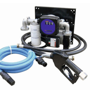 Station murale gazoil 230V 80L/min auto-amorçante avec pistolet automatique